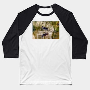 Immature White Ibis at Sunrise Baseball T-Shirt